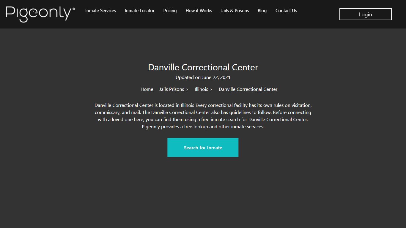 Danville Correctional Center Inmate Search | Illinois